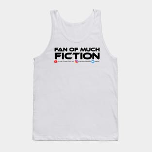 "FOMF" Black Text / White Outline with Social Media Tank Top